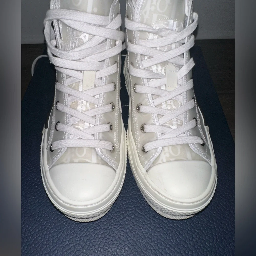Dior B-23 High Top Oblique Sneakers - Picture 7 of 9